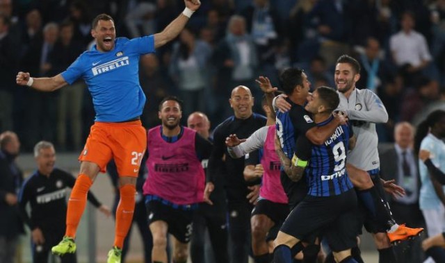  拉齐奥绝杀对手保留欧冠希望  